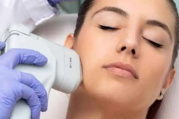 HIFU - Breakthrough in Anti - ageing 1 Image of woman having HIFU Smethwick treatment